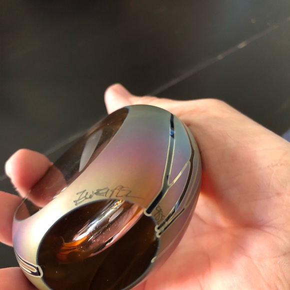 ***SOLD!!!**** Zweifel one of a kind glass perfume bottle  falling heart design. - Picture 12 of 12